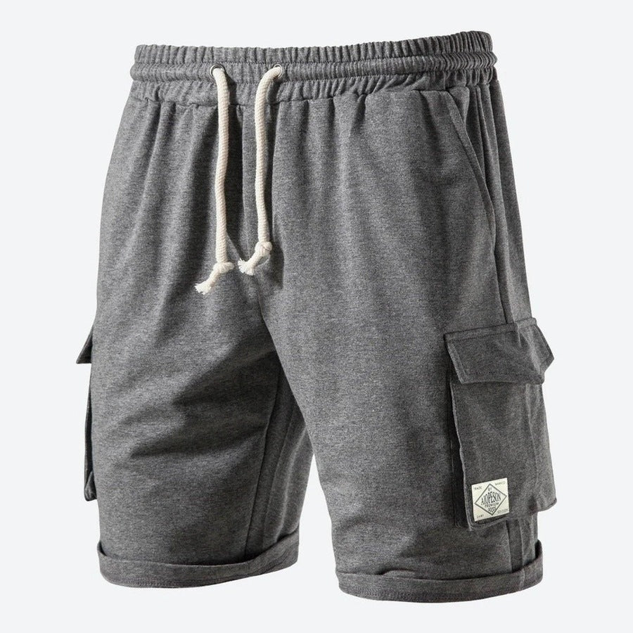 Casual Cargo Drawstring Cotton Shorts