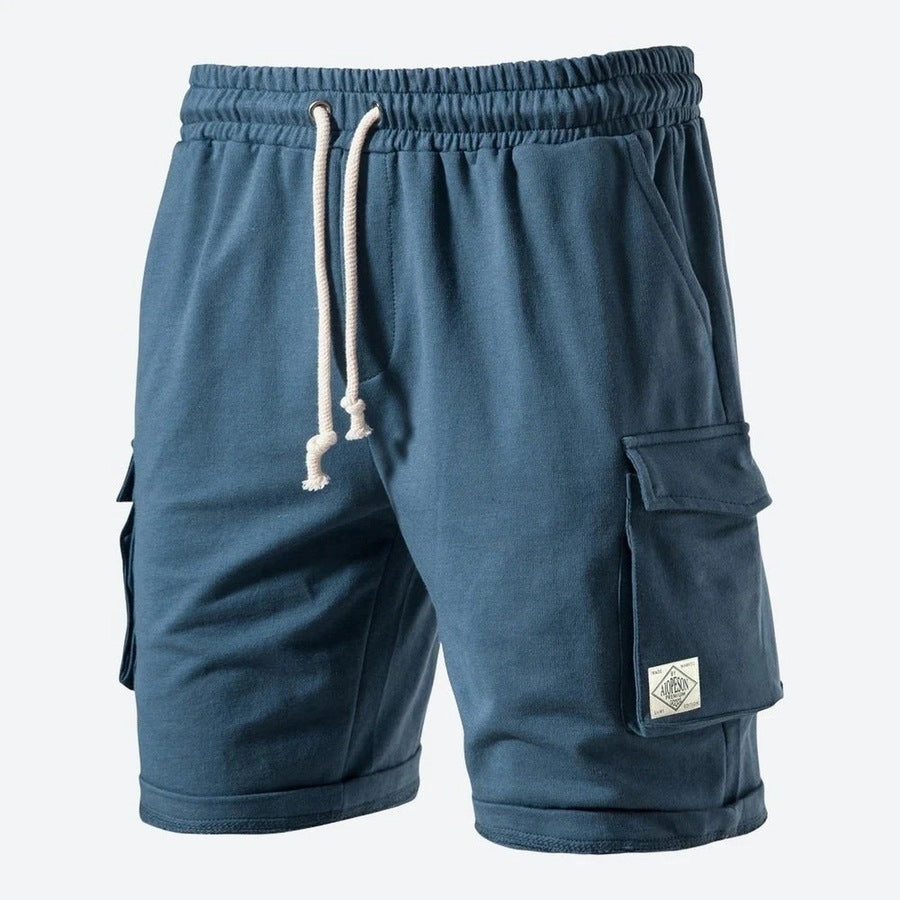 Casual Cargo Drawstring Cotton Shorts