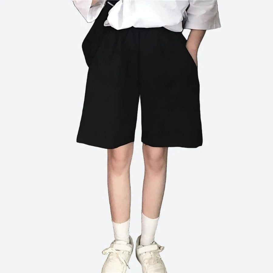 Casual Comfortable High-Waist Bermuda Shorts