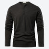 Casual Long-Sleeve Henley T-Shirts