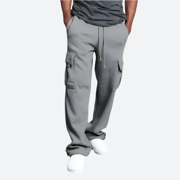 Casual Wear Drawstring Cargo Sweatpants