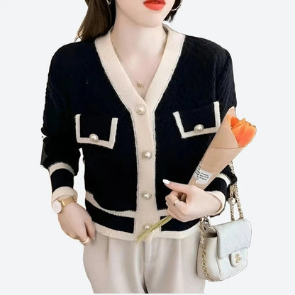 Chic Button-Up Cardigan Sweater Design