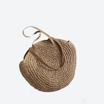 Chic Crochet Straw Tote Handbags