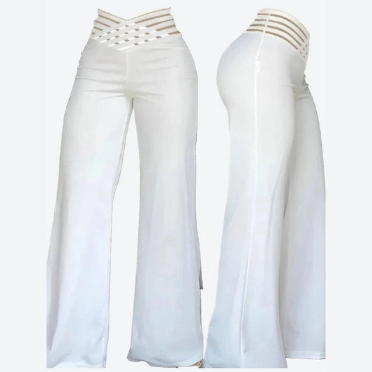 Chic High-Waist Flared Pants