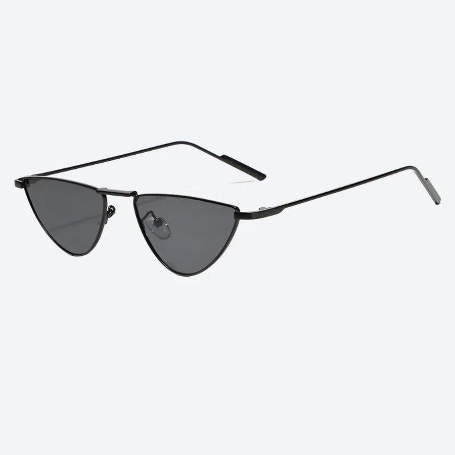 Chic Slim Cat-Eye Metal Sunglasses