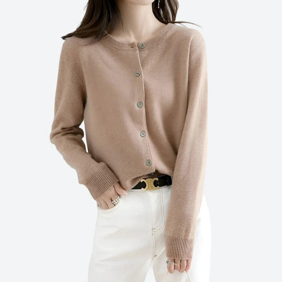 Classic Button-Front Knit Cardigans