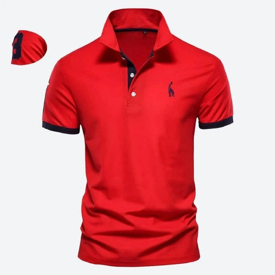 Classic Embroidered Short Sleeve Polos