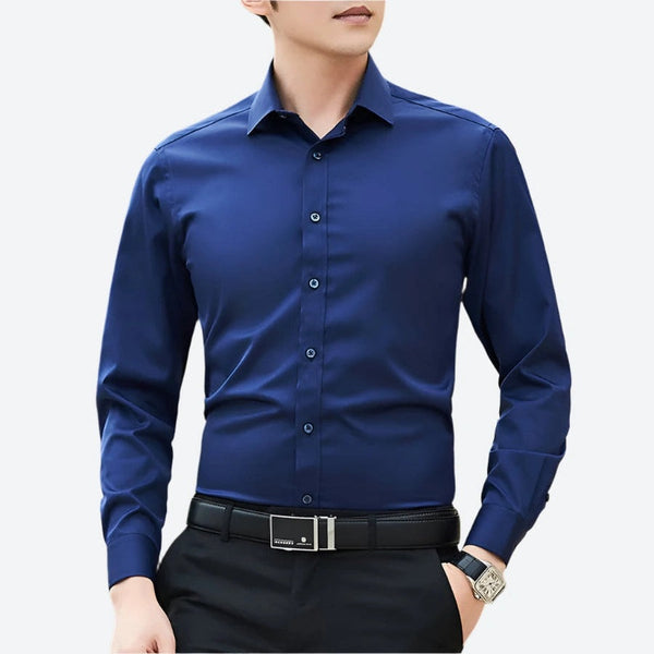 Classic Long-Sleeve Button-Up Shirts