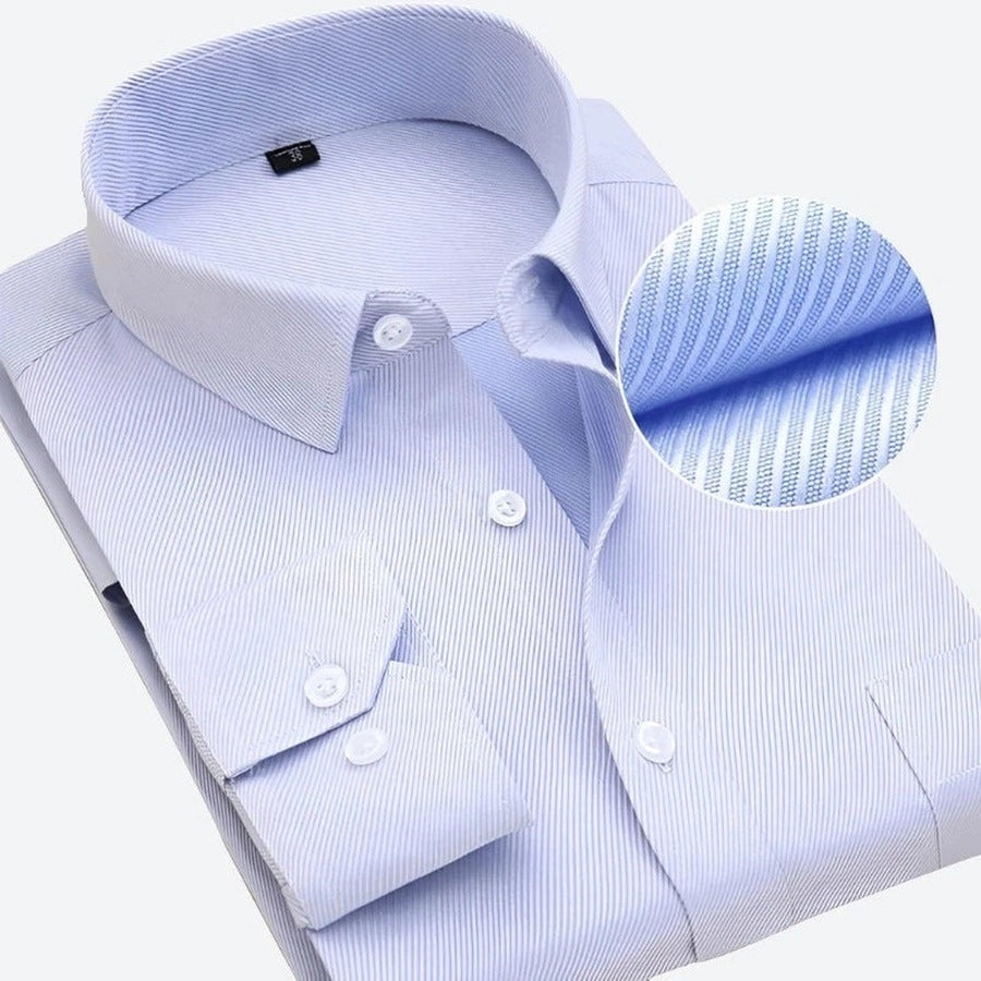 Classic Long-Sleeve Dress Shirts