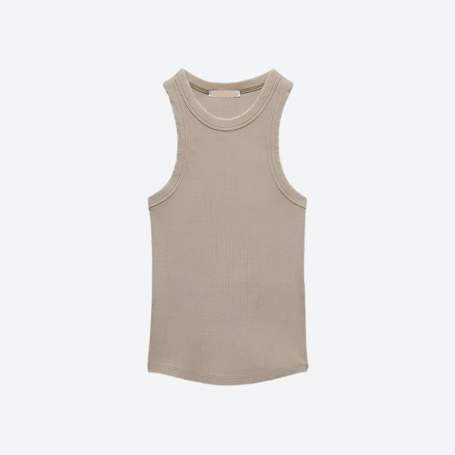 Classic Ribbed Stretch Tank Tops