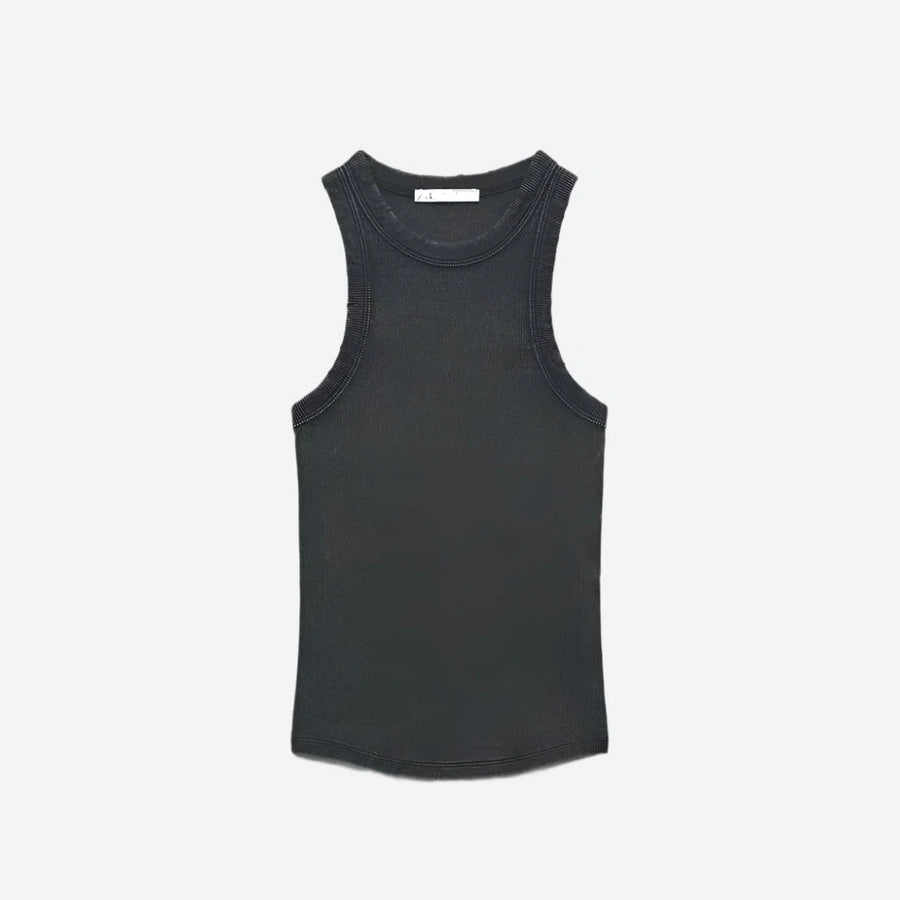 Classic Ribbed Stretch Tank Tops