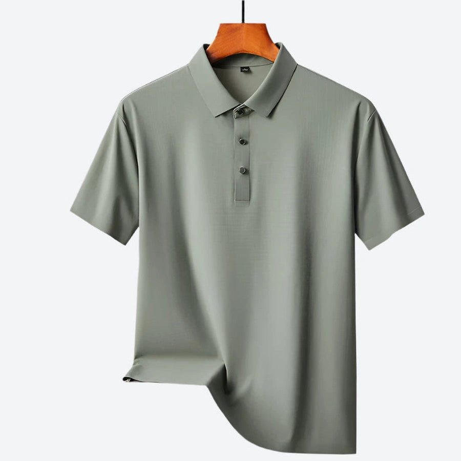 Classic Short-Sleeve Plain Polo Shirts