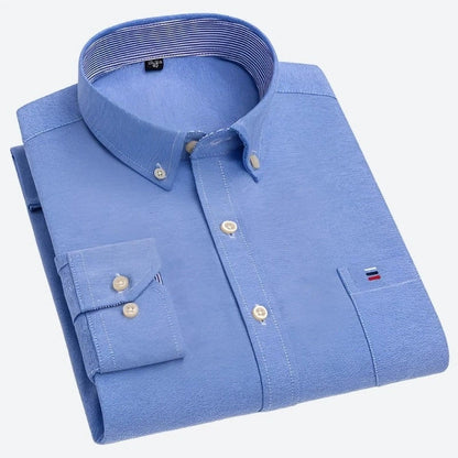 Classic Solid Colour Dress Shirts