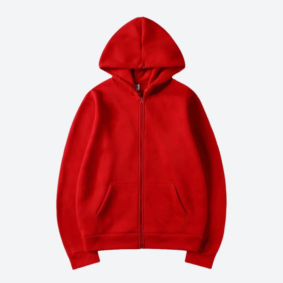 Classic Zip-Up Hooded Sweatshirts