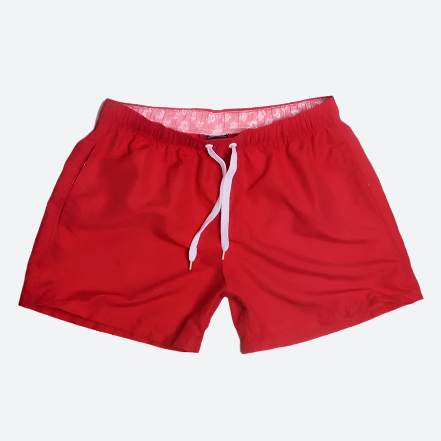 Comfortable Elastic Drawstring Swim Shorts