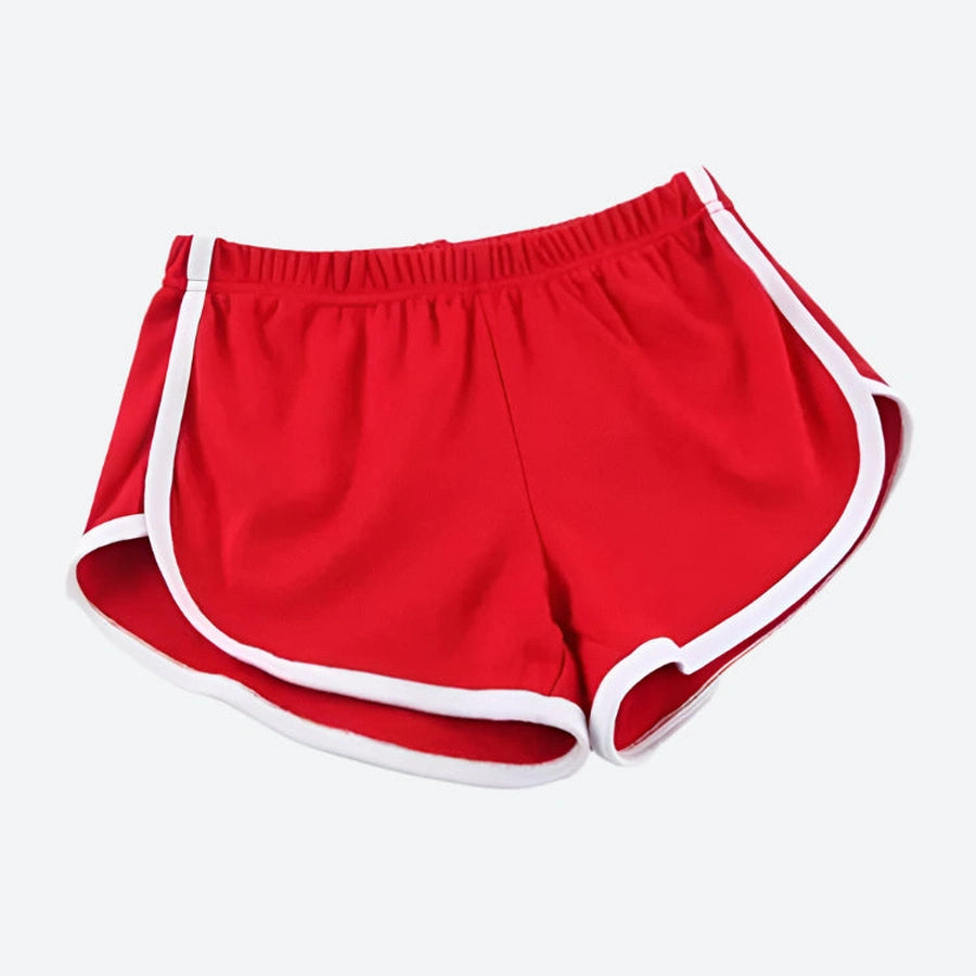 Comfortable Elastic-Waist Athletic Running Shorts