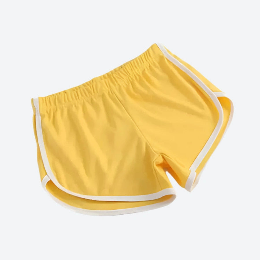 Comfortable Elastic-Waist Athletic Running Shorts