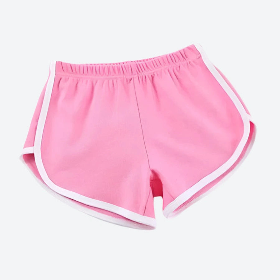 Comfortable Elastic-Waist Athletic Running Shorts