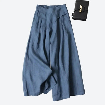 Comfortable High-Waisted Wide-Leg Pants