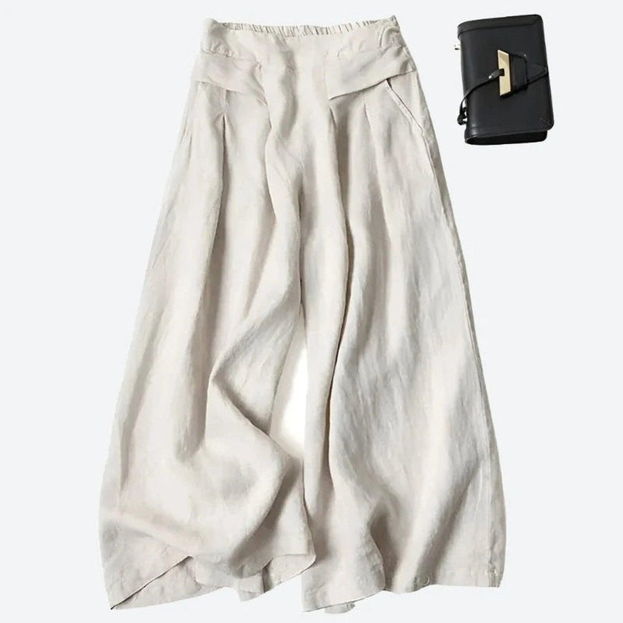 Comfortable High-Waisted Wide-Leg Pants