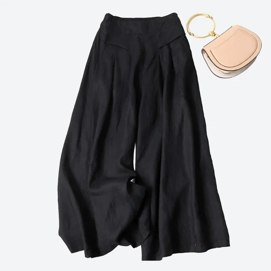 Comfortable High-Waisted Wide-Leg Pants