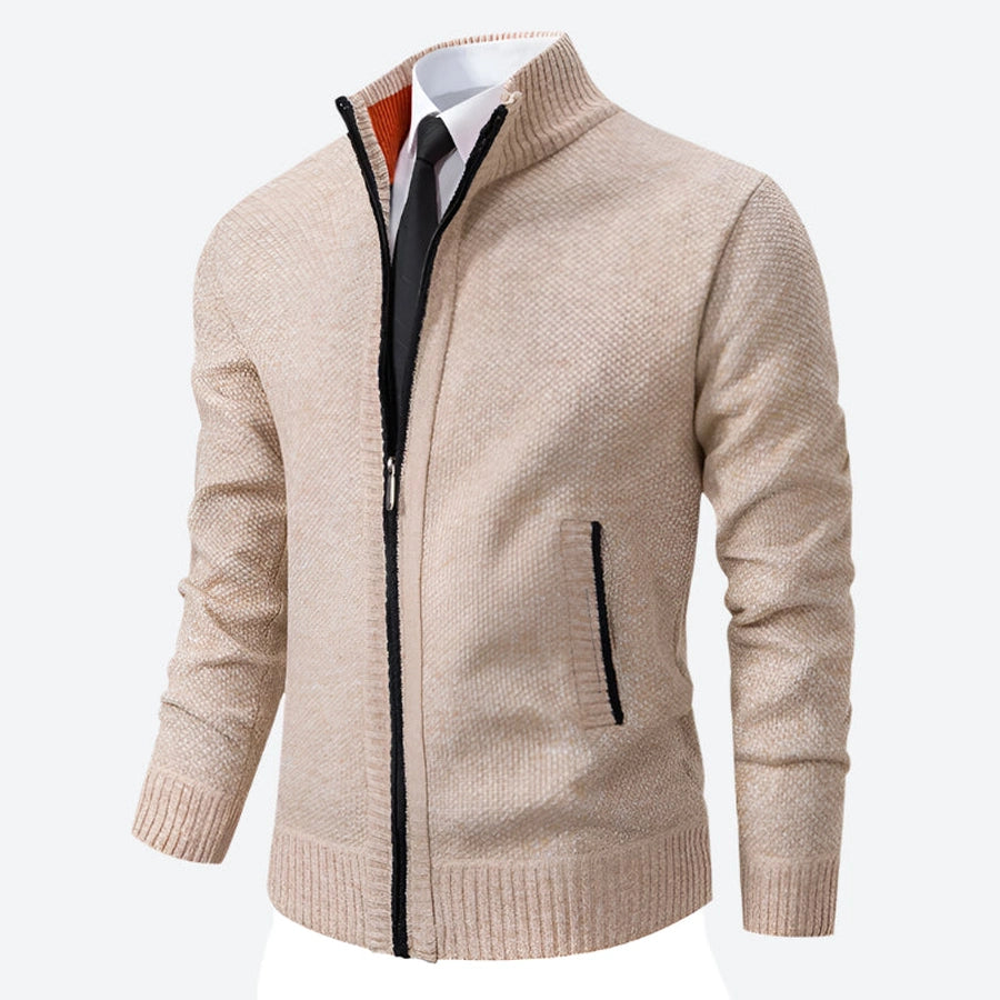 Comfortable Knitted Zipper Cardigan Jackets