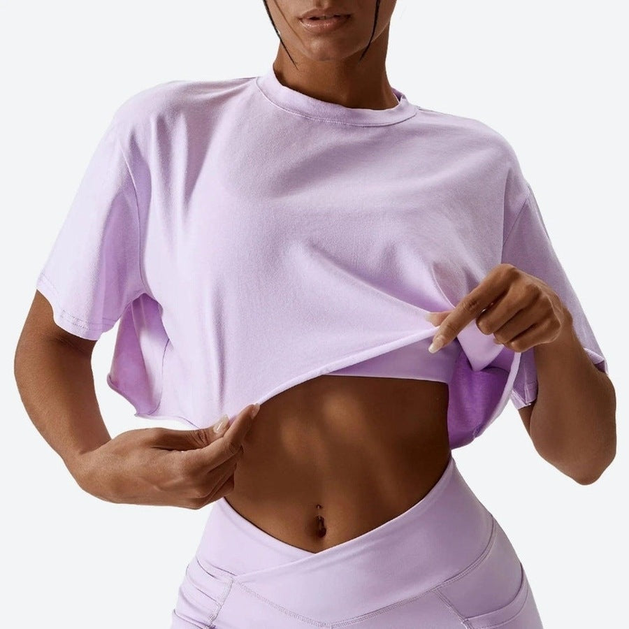 Comfortable Relaxed Fit Cropped T-Shirts