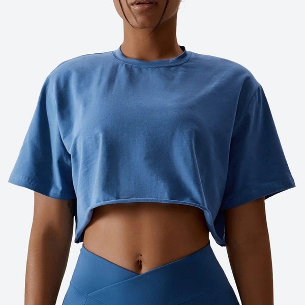 Comfortable Relaxed Fit Cropped T-Shirts