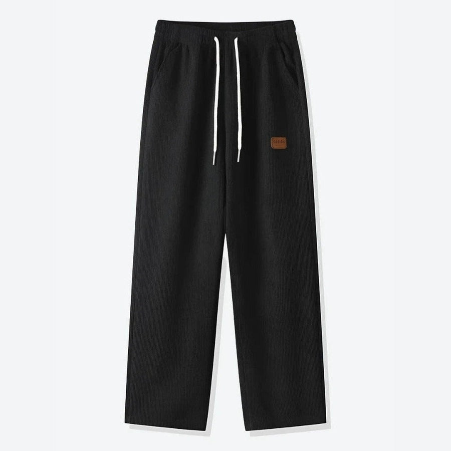 Comfortable Wide-Leg Drawstring Trousers