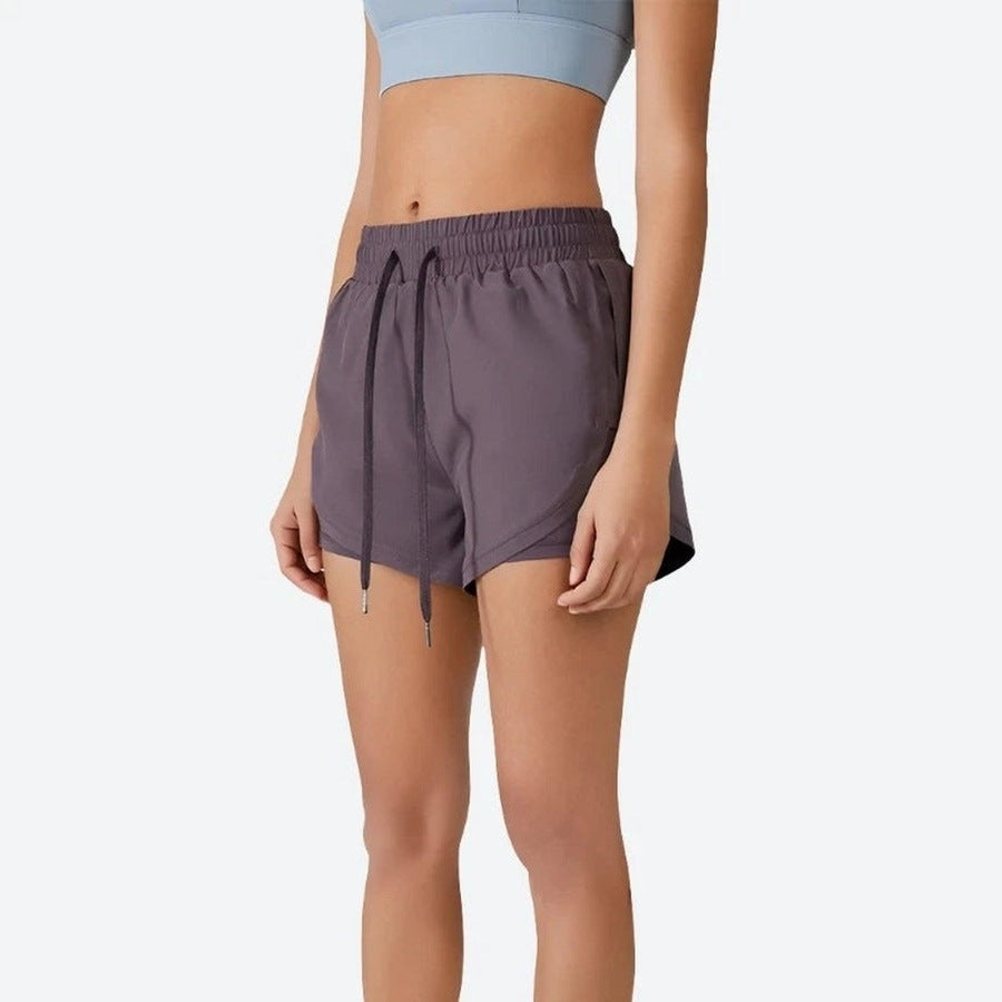 Comfy High-Waist Athletic Running Shorts