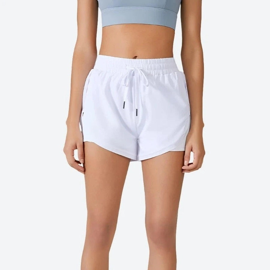 Comfy High-Waist Athletic Running Shorts