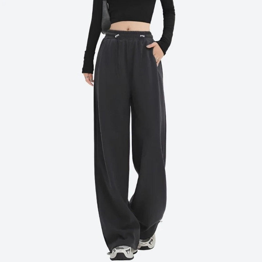 Comfy Wide-Leg Elastic Waist Pants