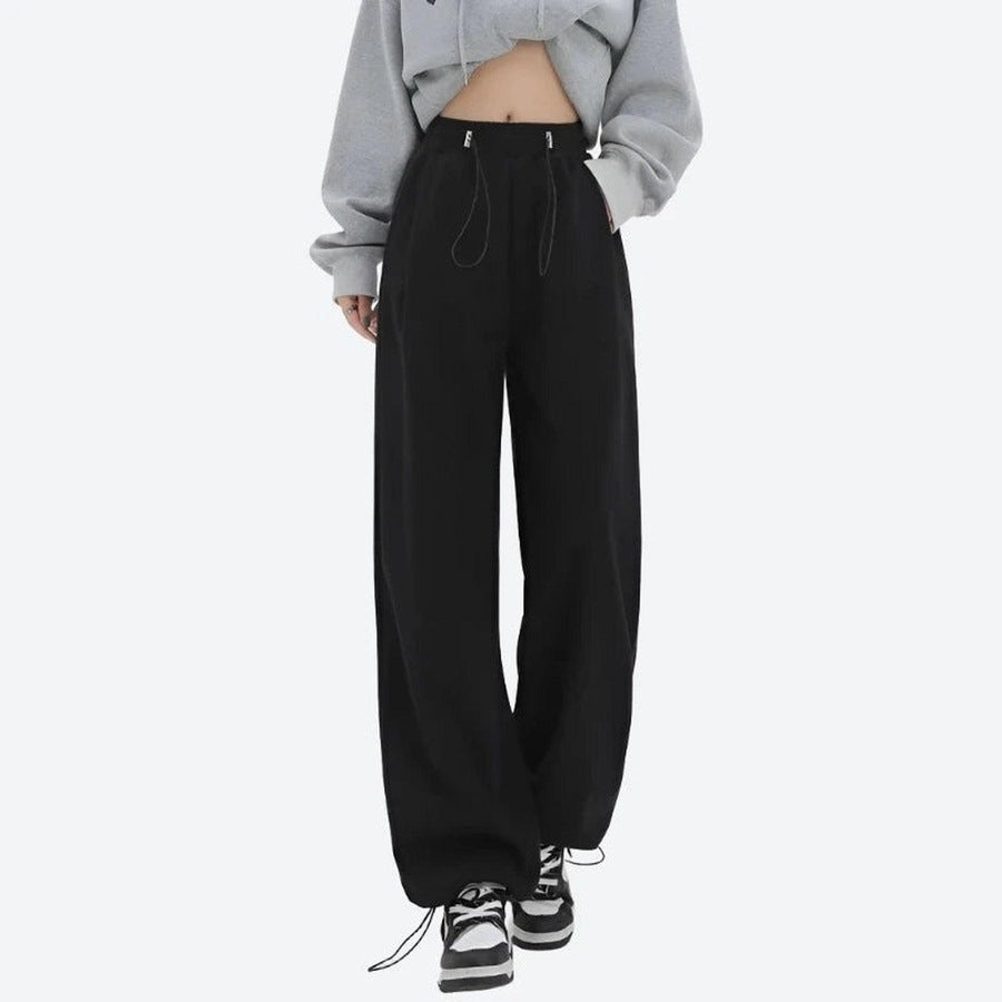 Comfy Wide-Leg Elastic Waist Pants