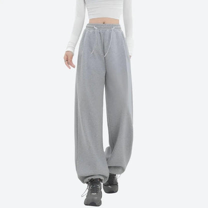 Comfy Wide-Leg Elastic Waist Pants