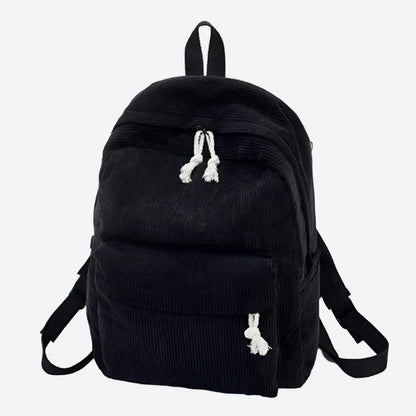 Corduroy Multi-Compartment Backpack Bags