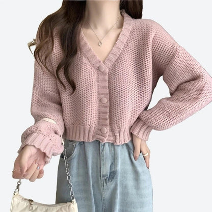 Cozy Button-Up Knit Cardigans