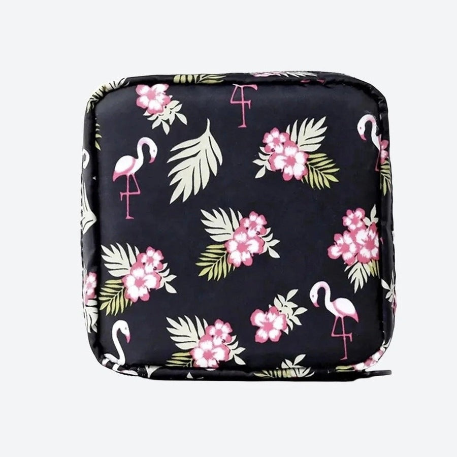 Cute Floral Print Storage Pouches