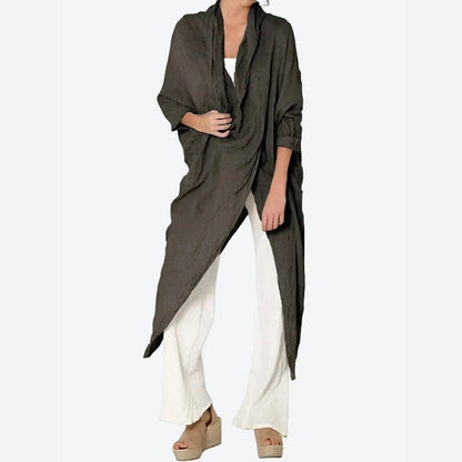 Draped Open Front Layering Cardigans