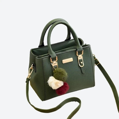 Elegant Chic Leather Handbags with Charm