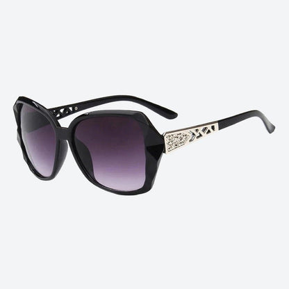 Elegant Embellished Oversized Square Sunglasses