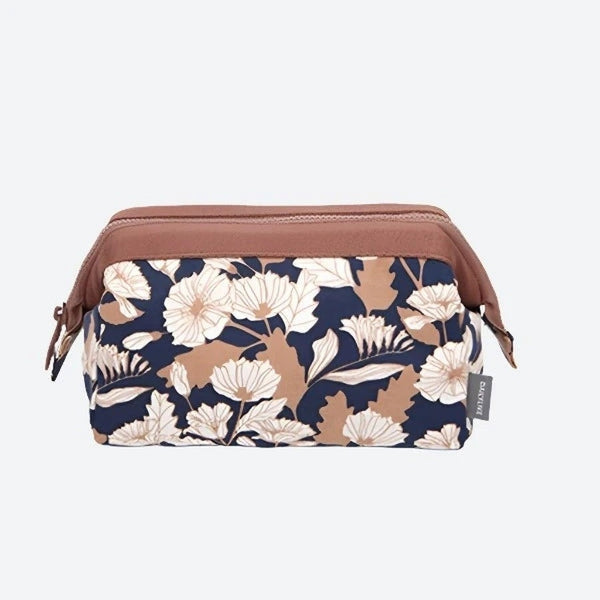 Elegant Floral Print Makeup Bags