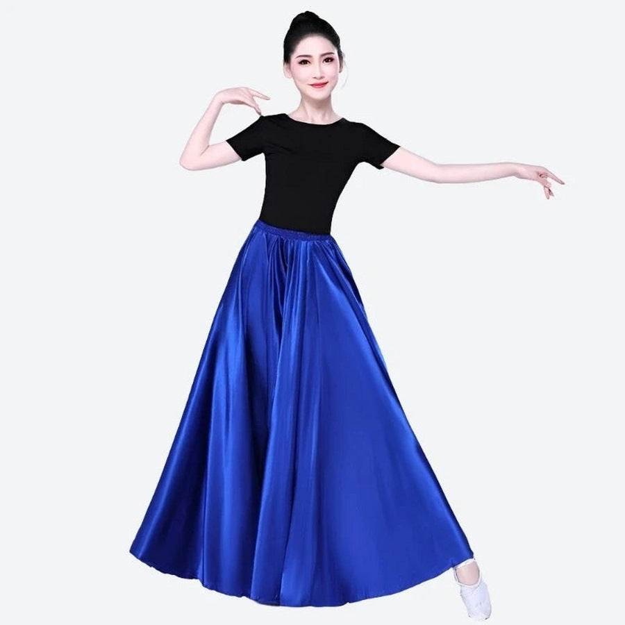 Elegant Flowing Dance Maxi Skirts