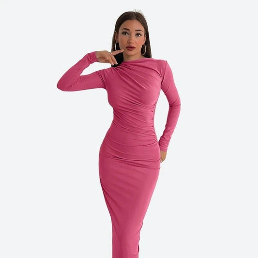 Elegant High Neck Bodycon Dresses