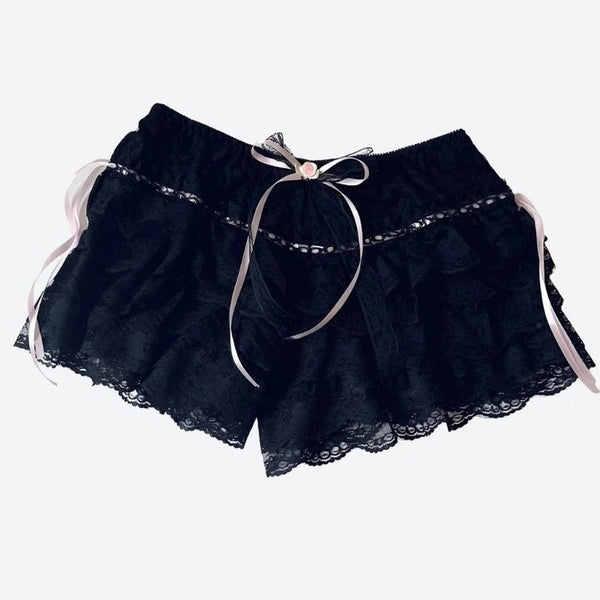 Elegant Lacy Comfortable Sleep Shorts