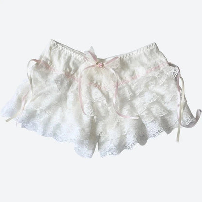 Elegant Lacy Comfortable Sleep Shorts