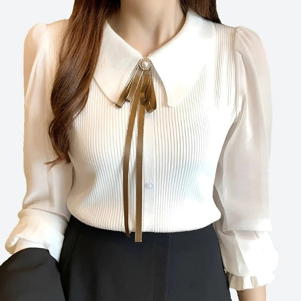 Elegant Puff Sleeve Blouses