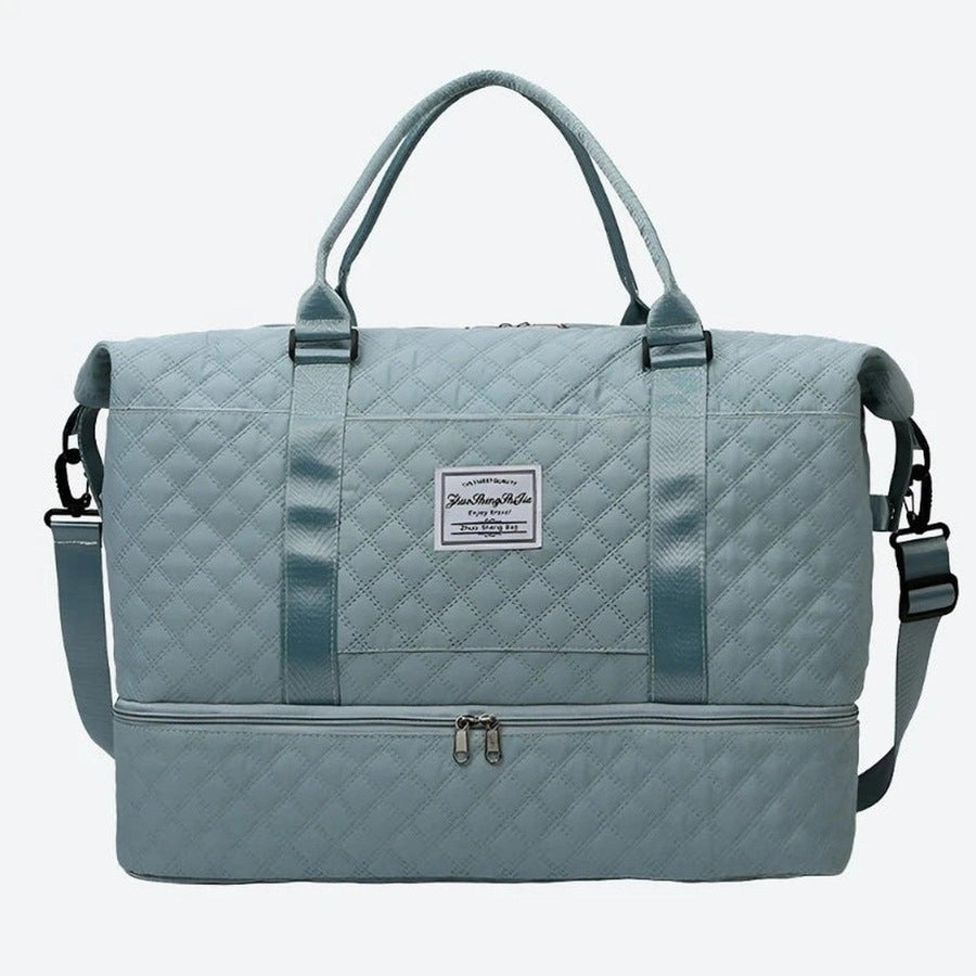 Elegant Quilted Weekend Duffel Bags