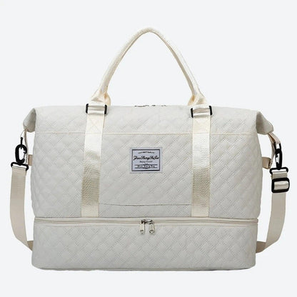 Elegant Quilted Weekend Duffel Bags