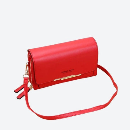 Elegant Red Crossbody Shoulder Bags