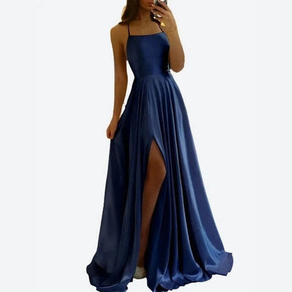 Elegant Satin Evening Gowns